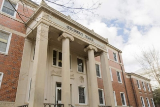 exterior of gilbert hall