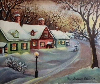 outdoor winter scene