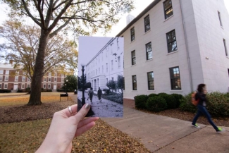 photo of buildings with ahead holding old snapshot of view