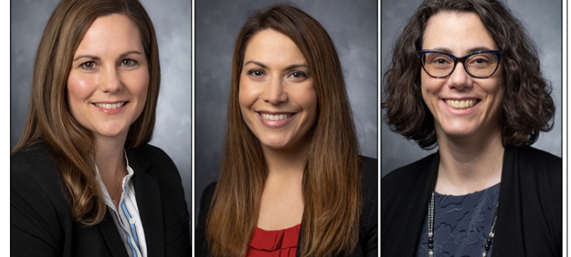 headshots of three women 