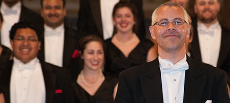 chorale with conductor