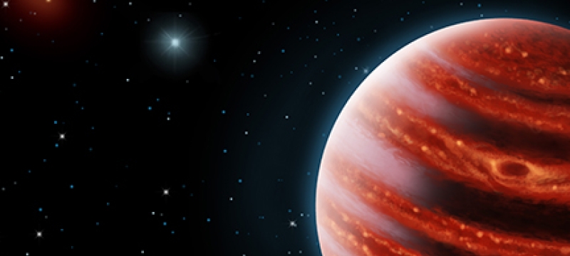 planets in space rendering