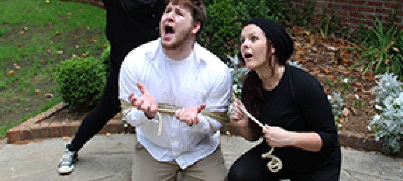 man, woman exterior