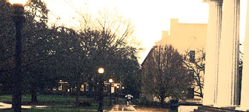 buildings and sidewalk of UGA north campus