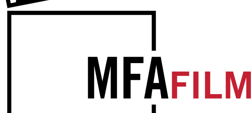 graphic in red, back and gray with clapboard logo