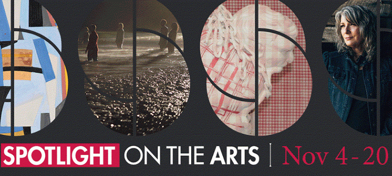 grace with four images, white and red text