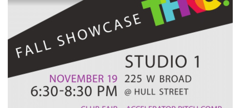 flyer with graphics
