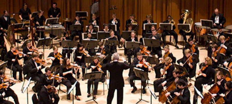 orchestra in concert