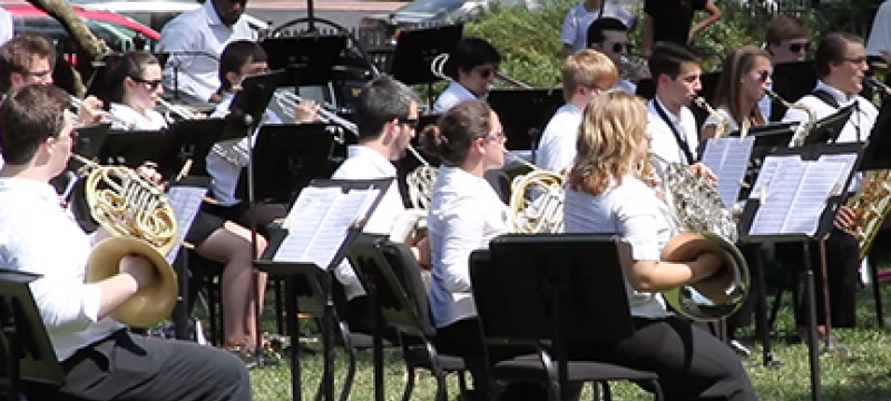 musicians outdoors
