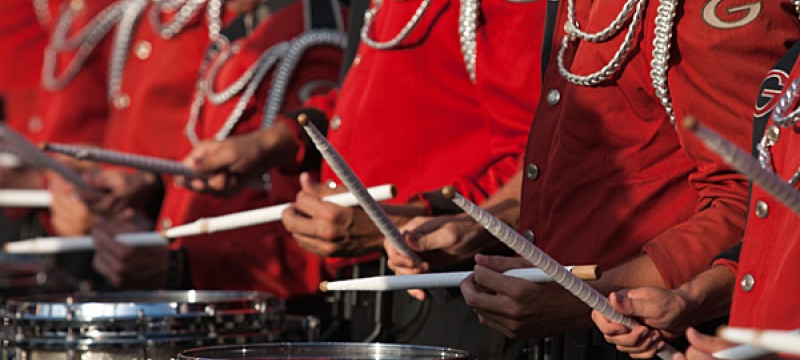 drummers in line