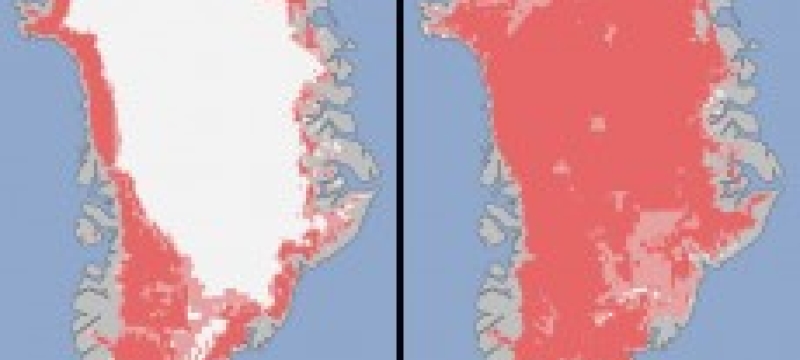 Greenland ice melt