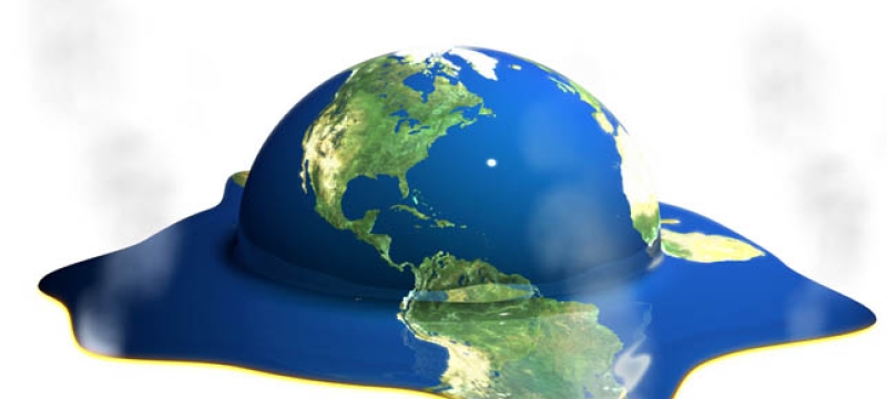 melting globe