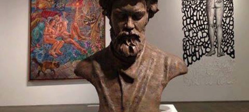 paintings and sculpture