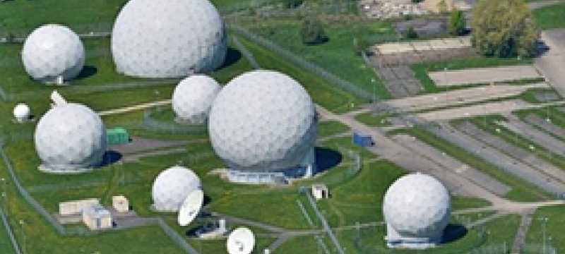 aerial view of spherical nodes