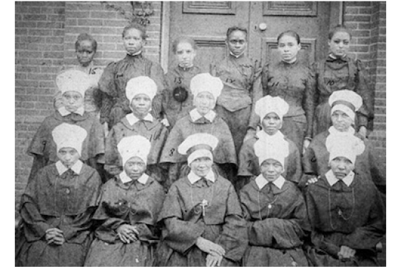 historical photo of black nuns