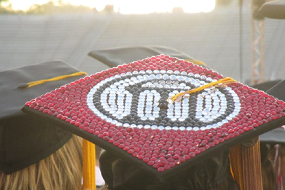 cap with sunset