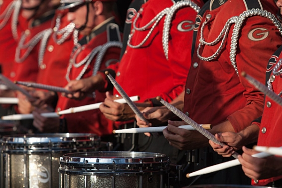 drummers in line