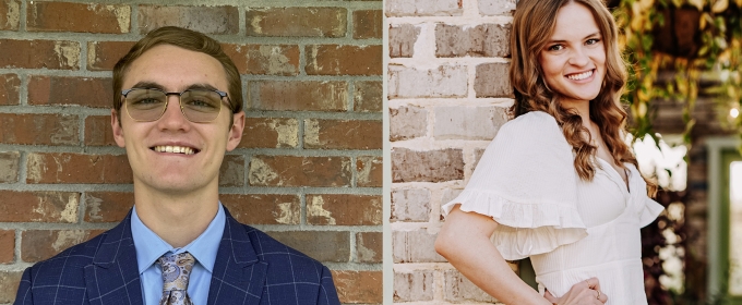 side-by-side photos of man, left, and woman