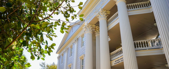 photo of building with greek columns, day