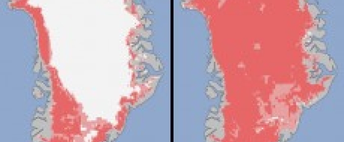 Greenland ice melt