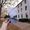 photo of buildings with ahead holding old snapshot of view